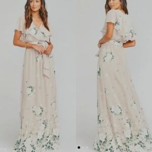 Show Me Your Mumu Audrey bridesmaid floral maxi dress in bouquet toss XSMALL